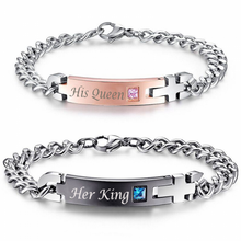 Stainless Steel Couples Bracelet