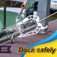 Teepor® Mooring Rope U Type Threader Boat Hook Threader Carbon Fiber Telescopic Fishing Rod Fishing Pole Reel Fishing Accessorie