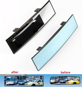 300mm Auto HD Assisting Mirror Large Vision Anti-glare Proof  Angle Panoramic Car Interior Blu-ray mirror Rearview Mirror