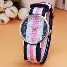 Luxury Fashion Canvas Mens Analog Watch Wrist Watches