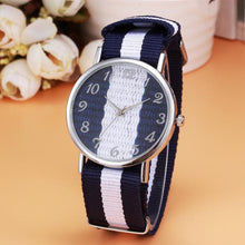 Luxury Fashion Canvas Mens Analog Watch Wrist Watches