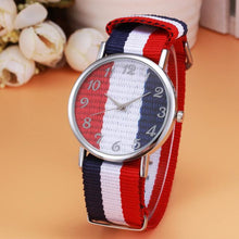 Luxury Fashion Canvas Mens Analog Watch Wrist Watches