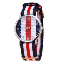 Luxury Fashion Canvas Mens Analog Watch Wrist Watches