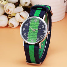 Luxury Fashion Canvas Mens Analog Watch Wrist Watches
