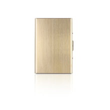 RFID Blocking Credit Card Holder Stainless Steel Wallet Case for ID Card Business Cards Driver License