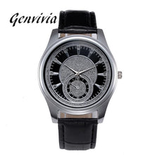 New Mens Watches Top Brand Luxury Watches Leather Stainless Steel Dial Business Quartz Wrist Watch Wristwatches Relojes