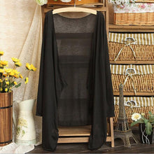 Summer Women Long Thin Cardigan Modal Sun Protection Clothing Tops