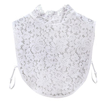 Women New Blouse False Collar Clothes Shirt Detachable Collars Lace white Black