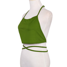 Women Sleeveless Backless Vest Halter Tank Tops Blouse T-Shirt